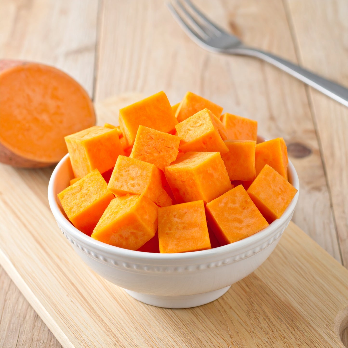 Diced Orange Kumara