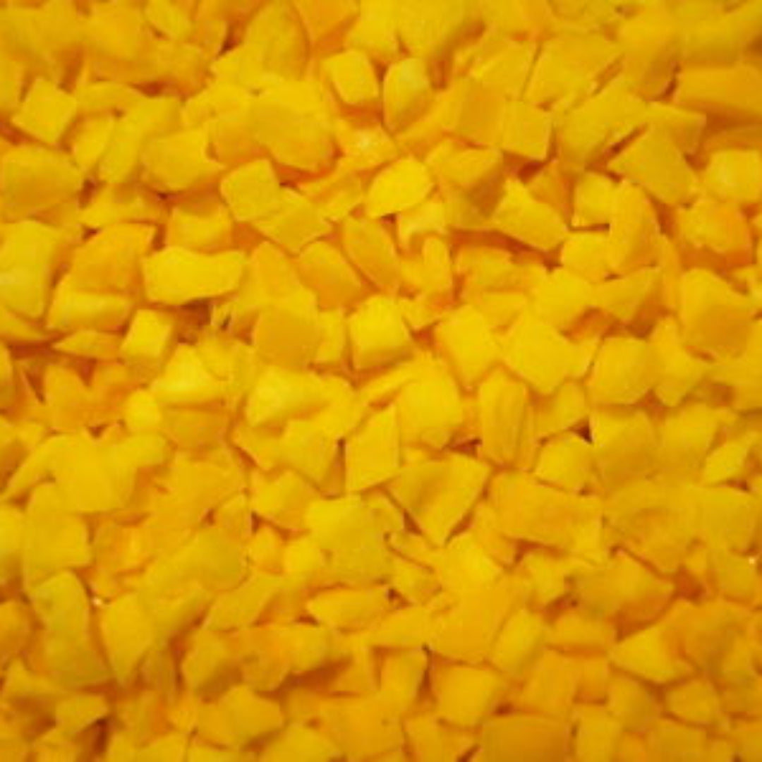 Diced Yellow Capsicum Close Up