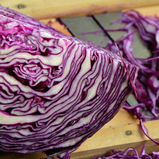 Red Cabbage Quartered