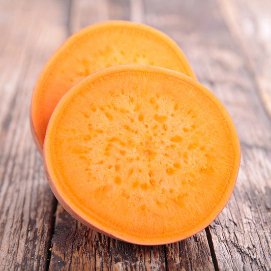 Sliced Orange Kumara