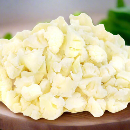 diced cauliflower in a kitchen