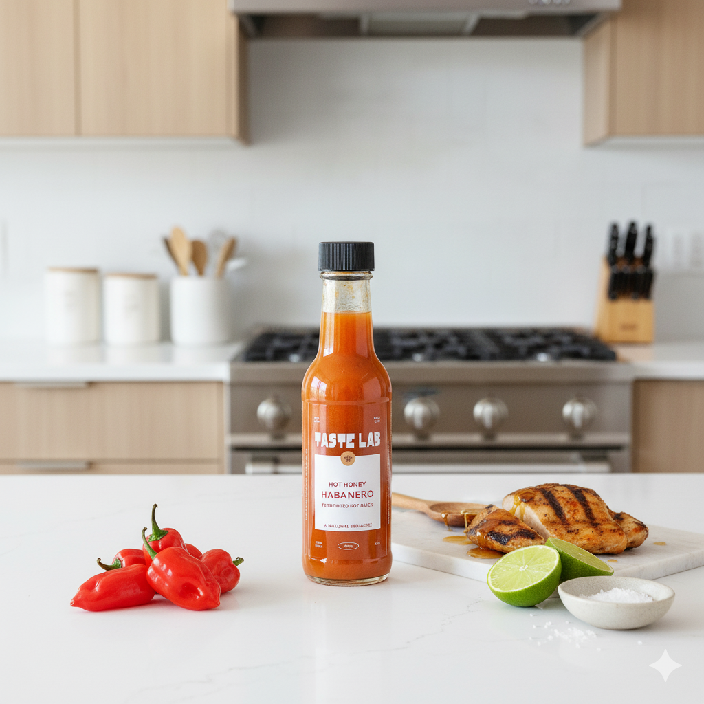 Taste Lab Habanero Honey screams "Honey! I'm HOME!"