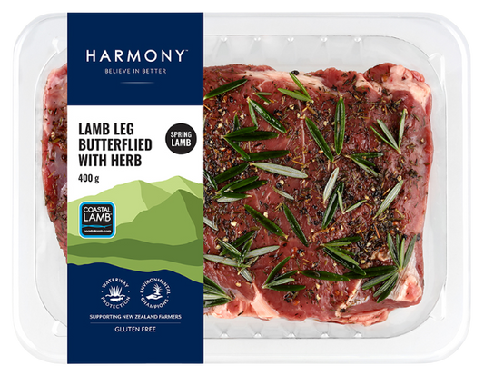Harmony Lamb Leg with Herbs Butterflied 400g