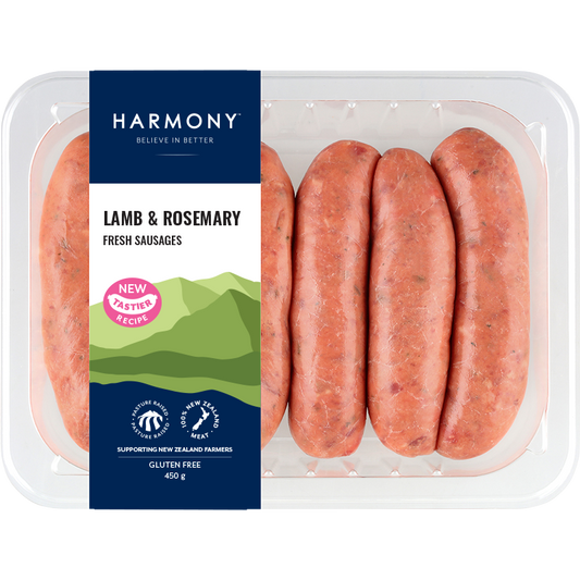Harmony Lamb & Rosemary Sausages 450g