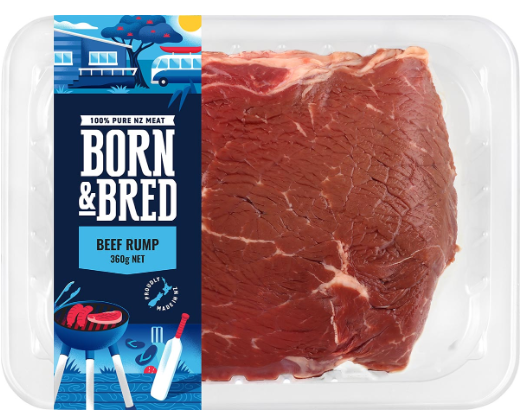 Born & Bred Beef Rump 360g