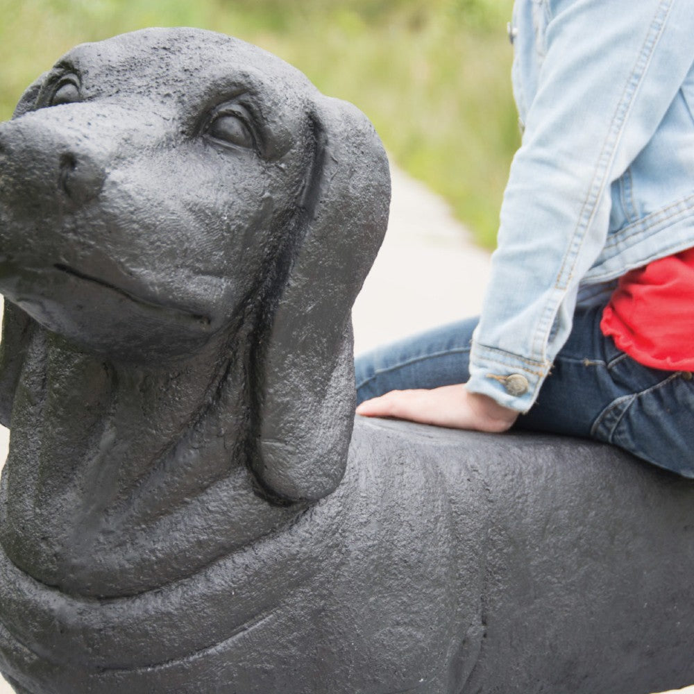 Dachshund Garden Bench