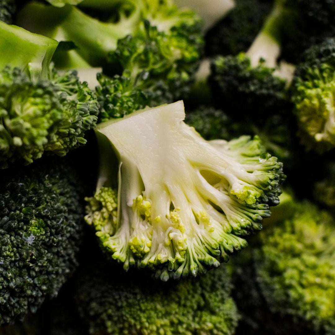 Broccoli Florets close up