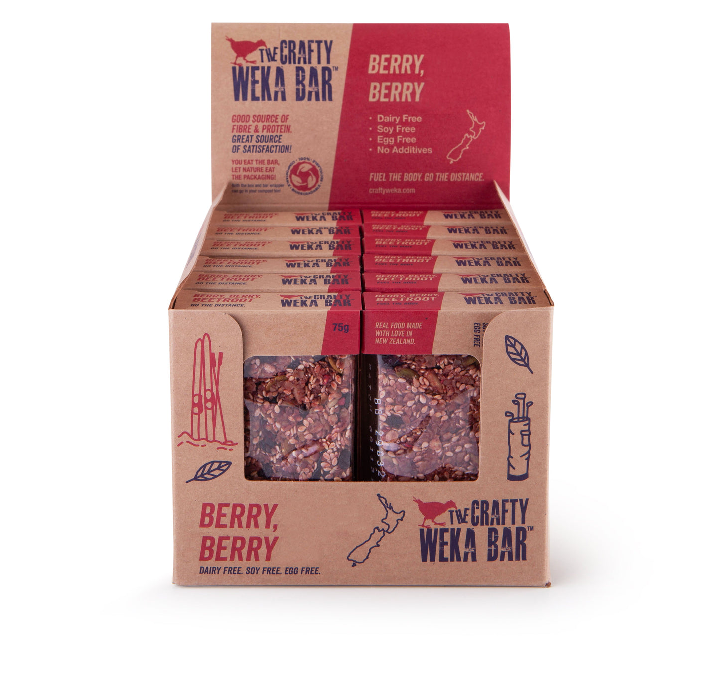 Crafty Weka Berry Berry Flavour Snack Bars