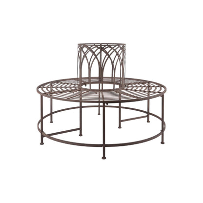 Circular Metal Tree Bench