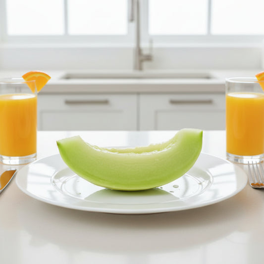 Peeled Honeydew Melon