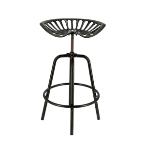 Tractor Bar Stool Black