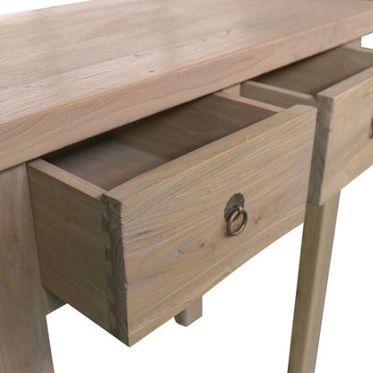 Reclaimed Elm Coastline 2 Drawer Console