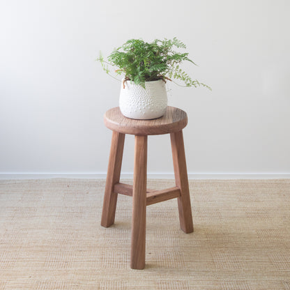 Reclaimed Elm Coastline Round Stool