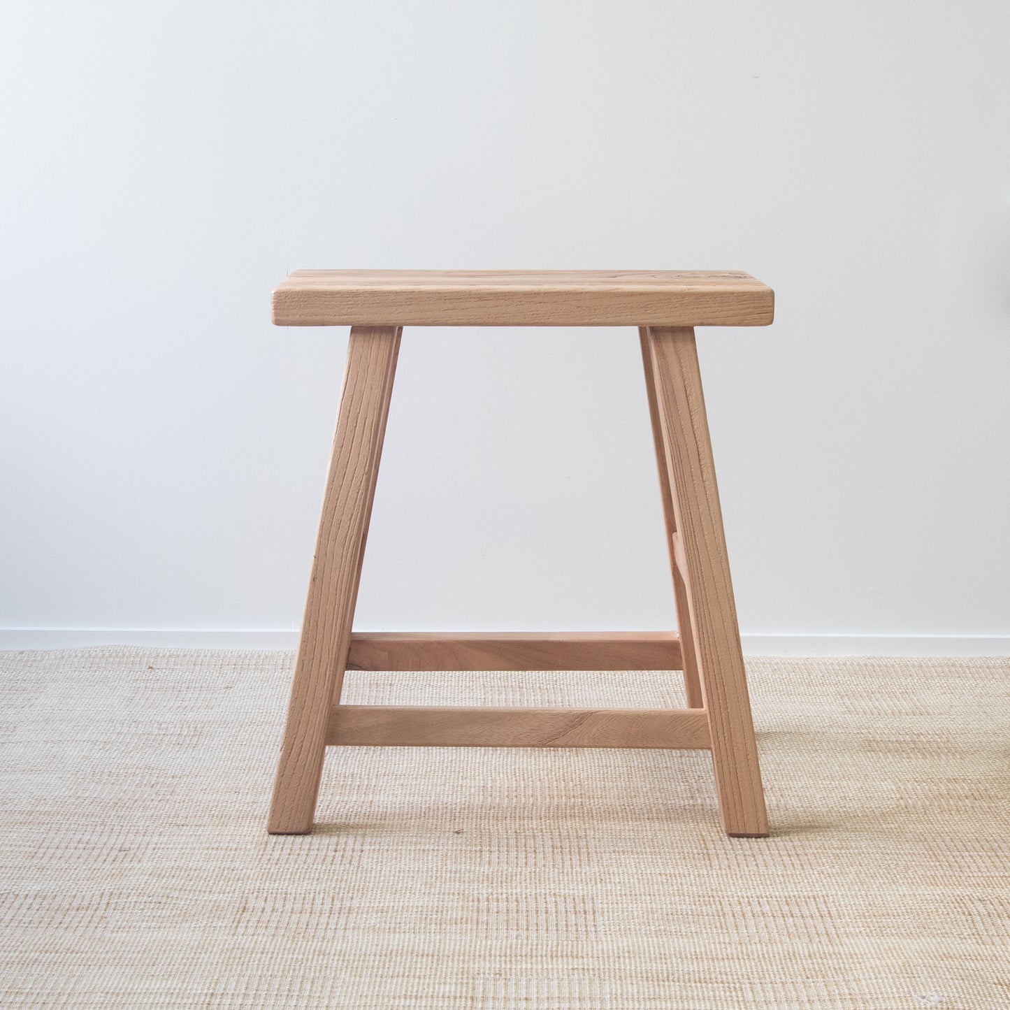 Coastline Aged Elm Rectangle Stool