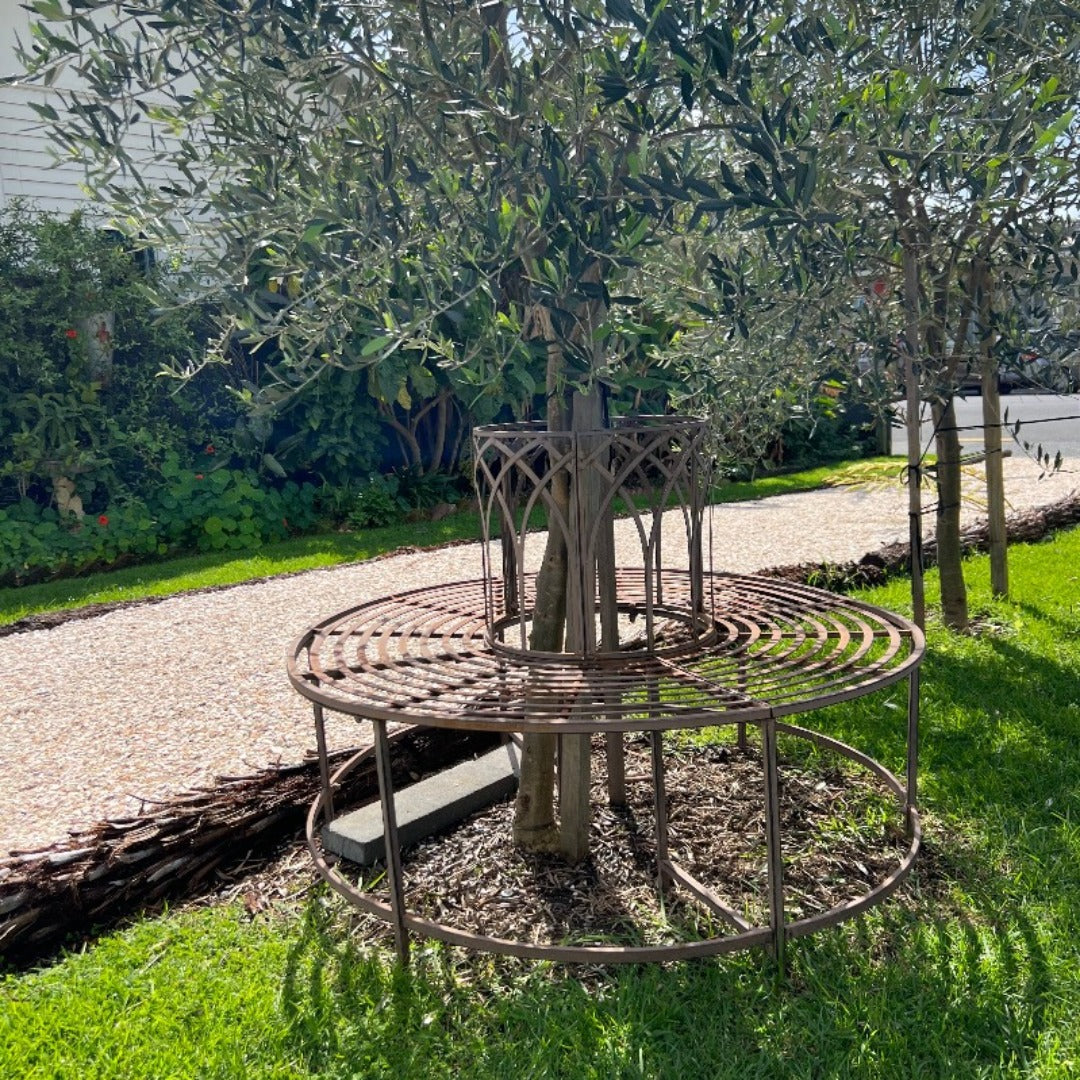 Circular Metal Tree Bench