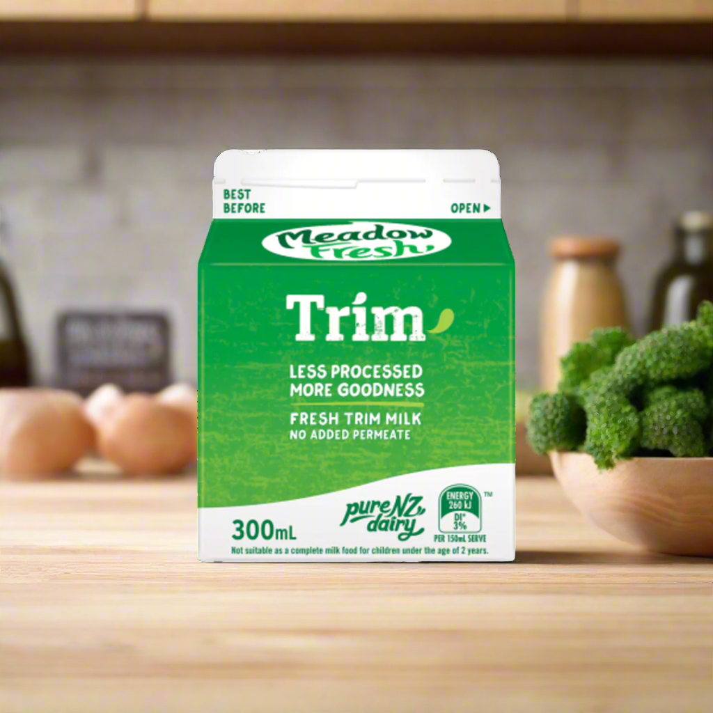 Meadow Fresh Trim Milk Carton 300ml
