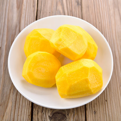 Peeled Gold Beetroot in a white bowl