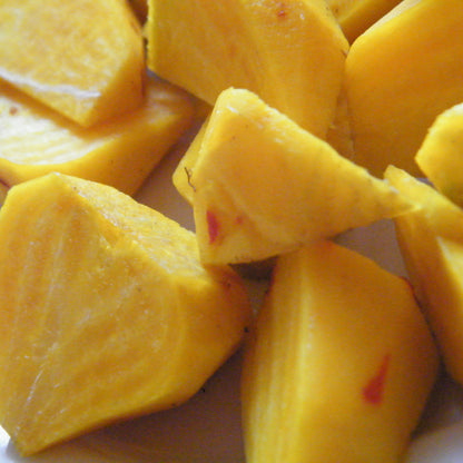 Peeled Gold beetroot