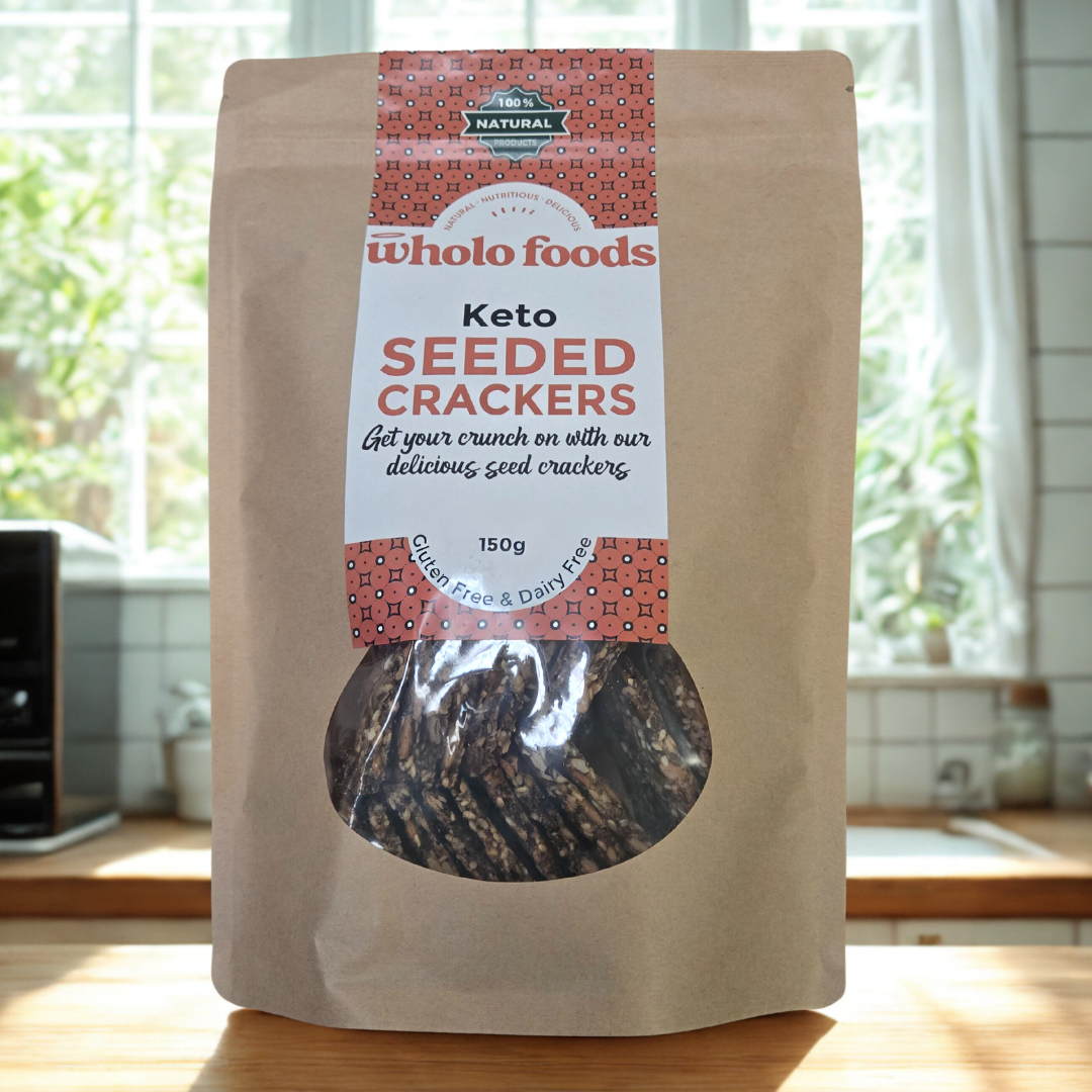 Seeded Keto Crackers