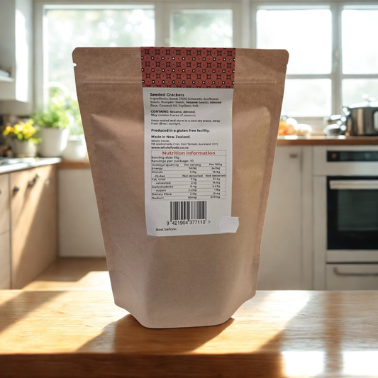 Seeded Keto Crackers