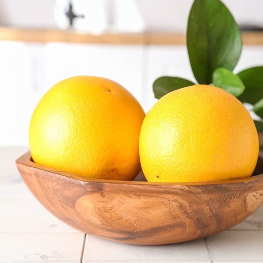 Yellow Grapefruits in a bowl