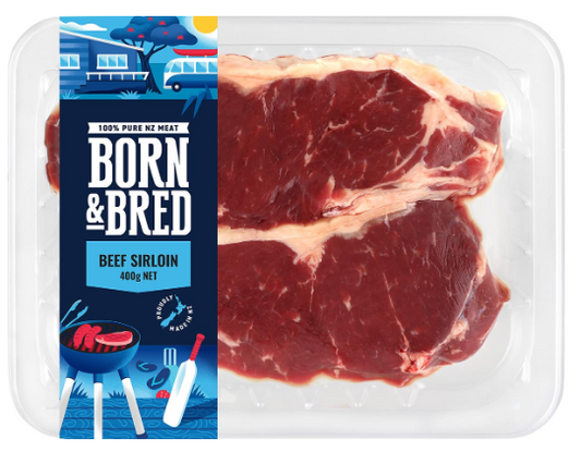 Born & Bred Beef Sirloin 360g