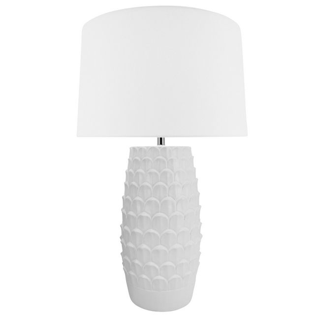 Artichoke Lamp B&S White