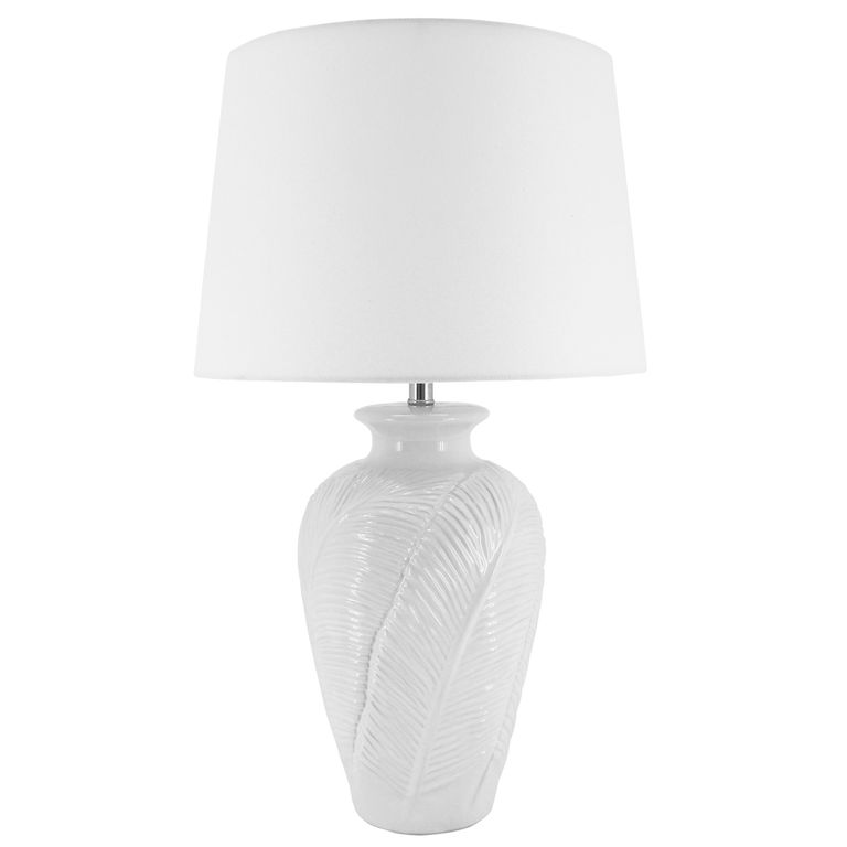 Alina Lamp B&S White