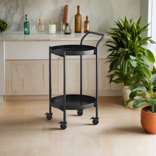 Hugo Round Bar Cart