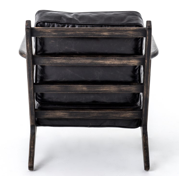 Lodge Armchair - Vintage Black Frame