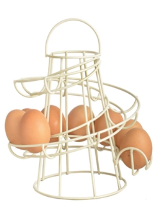 Egg Holder Metal Spiral: Premium Kitchen Storage with Style