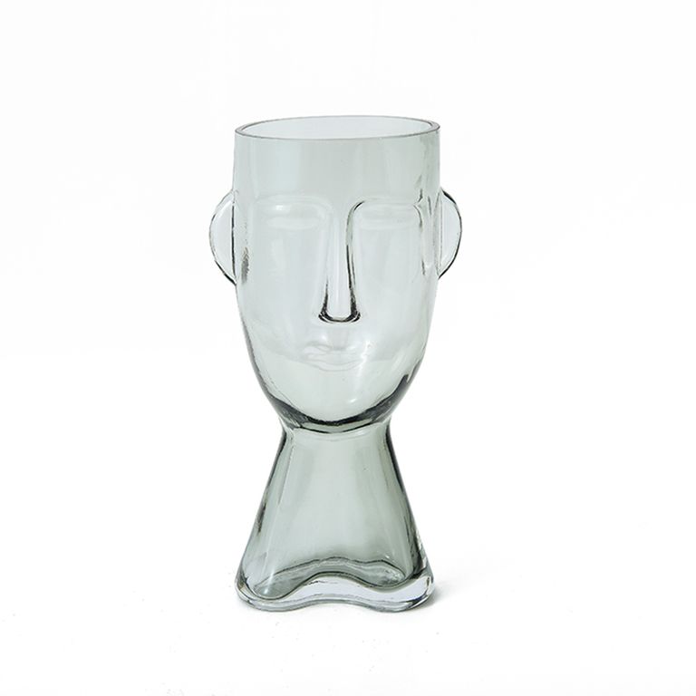 Claydon & Brook Glass Face Vases - Large