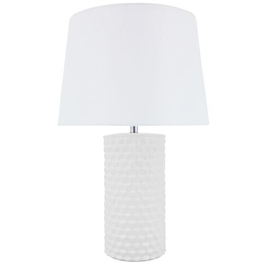 Seamless Cube Lamp Matt White