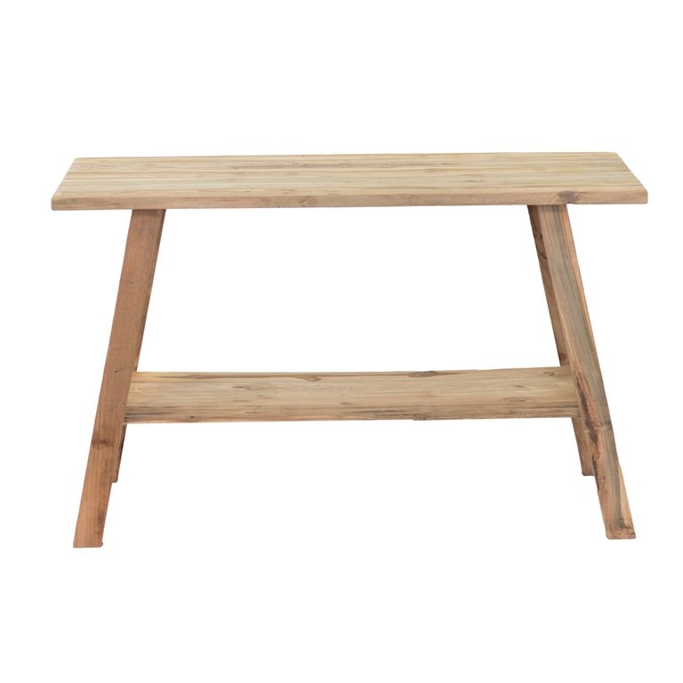 Rustico Reclaimed Teak Console - 120cm wide, Natural